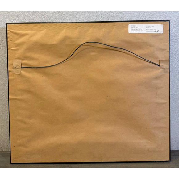 Framed Numbered Print of French Country Bunnies approx 16x14 inches - Picture 10 of 12